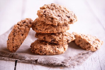 Chocolate chip cookies for breakfast - 787263662