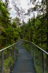 Fototapeta premium Hike through the Leutasch Spirit Gorge (Bavaria, Germany)