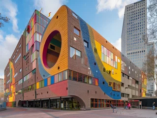 Rolgordijnen Rotterdam Architecture Month innovative designs © mogamju