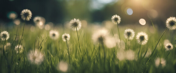 First spring april blue sleep grass flowers.Illustration.