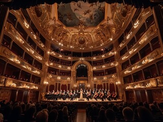 Salzburg Festival opera premieres - obrazy, fototapety, plakaty