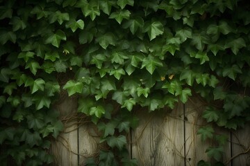 ivy on wall made by midjourney