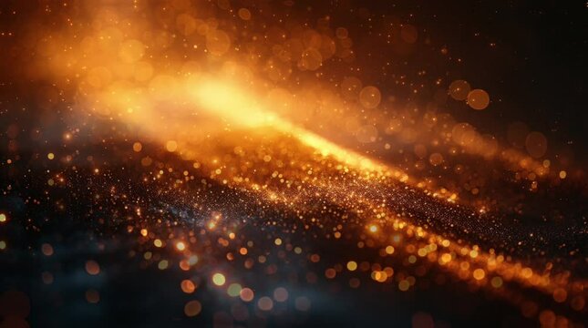 Glowing gold light background
