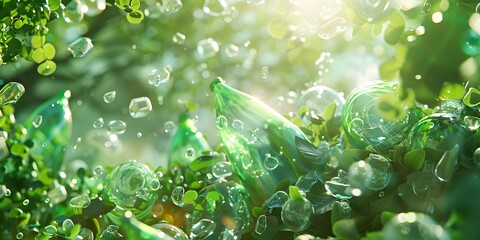 Recyclable waste and organized products, waste recycling plants, seaside garbage dumps