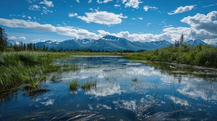 Discovering Anchorage State Parks: A Breathtaking Landscape of Sky, Lake, River, and Glacier Near Drinking Water Sources