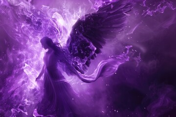 The Violet Flame of Saint Germain - A Spiritual Alchemy to Awaken Divine Energy and Transformation in Mindful Consciousness