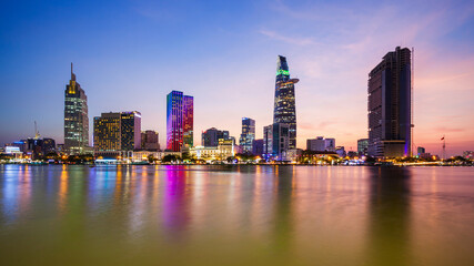 Ho Chi Minh city skyline