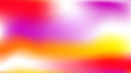 Neon rainbow poster. Lime herb rose violet mauve background for ads cover banner invitation cover. Blue background. Yellow purple red white spots wallpaper. Aquamarine print for web presentation card.