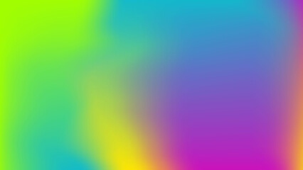 Obraz premium Cyan magenta ochre jade invitation cover. Neon psychedelic rainbow poster. Ultramarine yellow purple mauve green spots background. Violet blue lime lemon banner print. Mockup for web presentation ads.