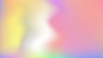 Pale cyan lemon lavender wallpaper. Azure magenta violet ochre poster print. Mockup for invitation cover app social media web card. Rainbow gradient banner. Pastel blue yellow pink background. 