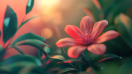 Flower minimal background the beauty that can be further developed is a variety of graphic designs