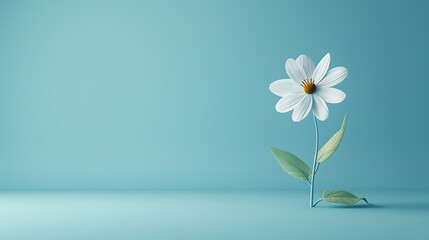 Fototapeta na wymiar Flower minimal background the beauty that can be further developed is a variety of graphic designs