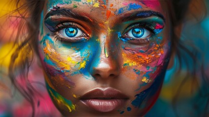 Craft a vibrant and realistic portrait