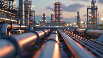oil refnary plant,pipelines, tank