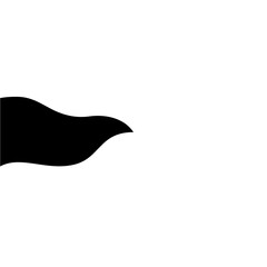 Flag Fluttering Illustration