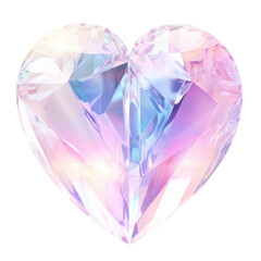 Fototapeta premium PNG Crystal heart backgrounds gemstone jewelry. 