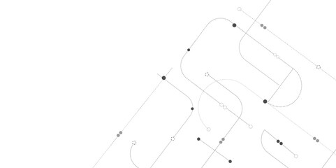 Vector design Network technology and Connection concept. Simple technology graphic background.