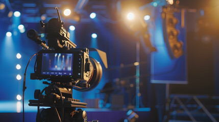 Fototapeta premium Online Video Conference Business Interview Call Or Webinar : Generative AI