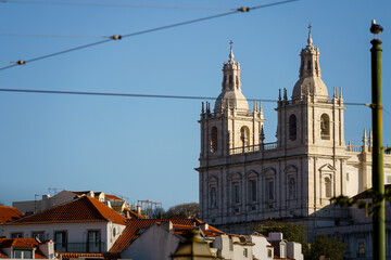 Church of São Vicente de Fora in Lisbon, Portugal.