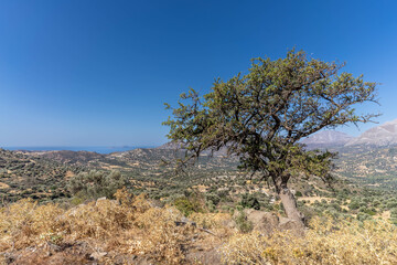 Mountainous views in Crete, Greece
