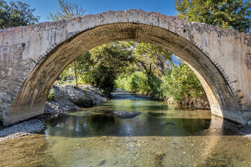 Stone arched bridges in Crete