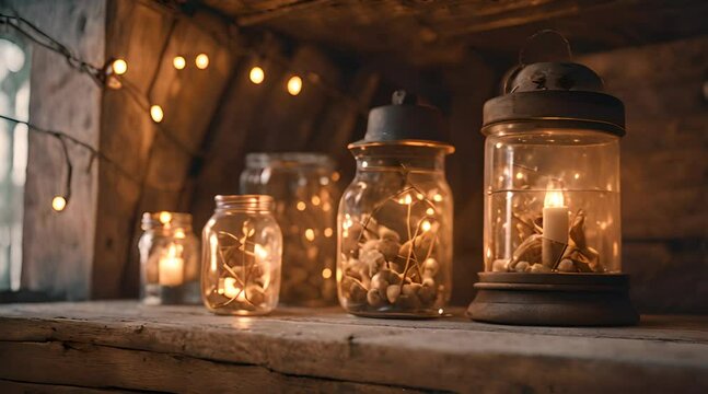 The Haunting Beauty of Abandoned Attic Fairy Lights
