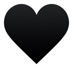 PNG A heart symbol black white