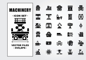 Machinery Set File - obrazy, fototapety, plakaty
