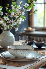 beautiful table setting for the holidays