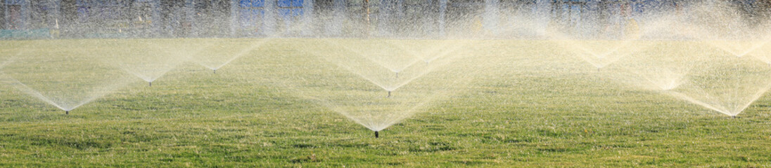 automatic water irrigation system for lawn