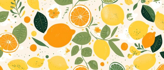 backgrounds with citrus fruits