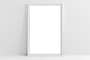 (Mockup frame) Empty photo frame for displaying images