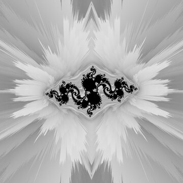 not ai.
creative patterns monochrome fragile and delicate lacy Julia set fractal designs