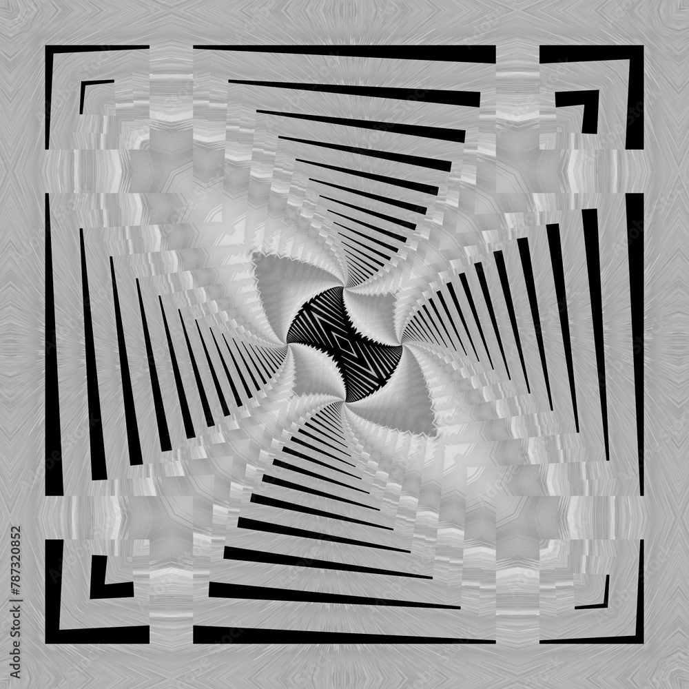 Aufkleber creative patterns monochrome fragile and delicate lacy designs square composition and square format