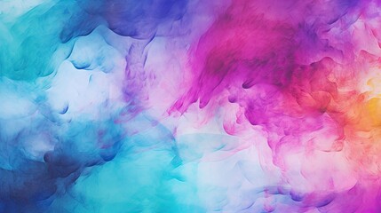 Fototapeta na wymiar Abstract Watercolor Painting Background with Rainbow Colorful Ink Wall Texture Pattern, Seamless Wallpaper