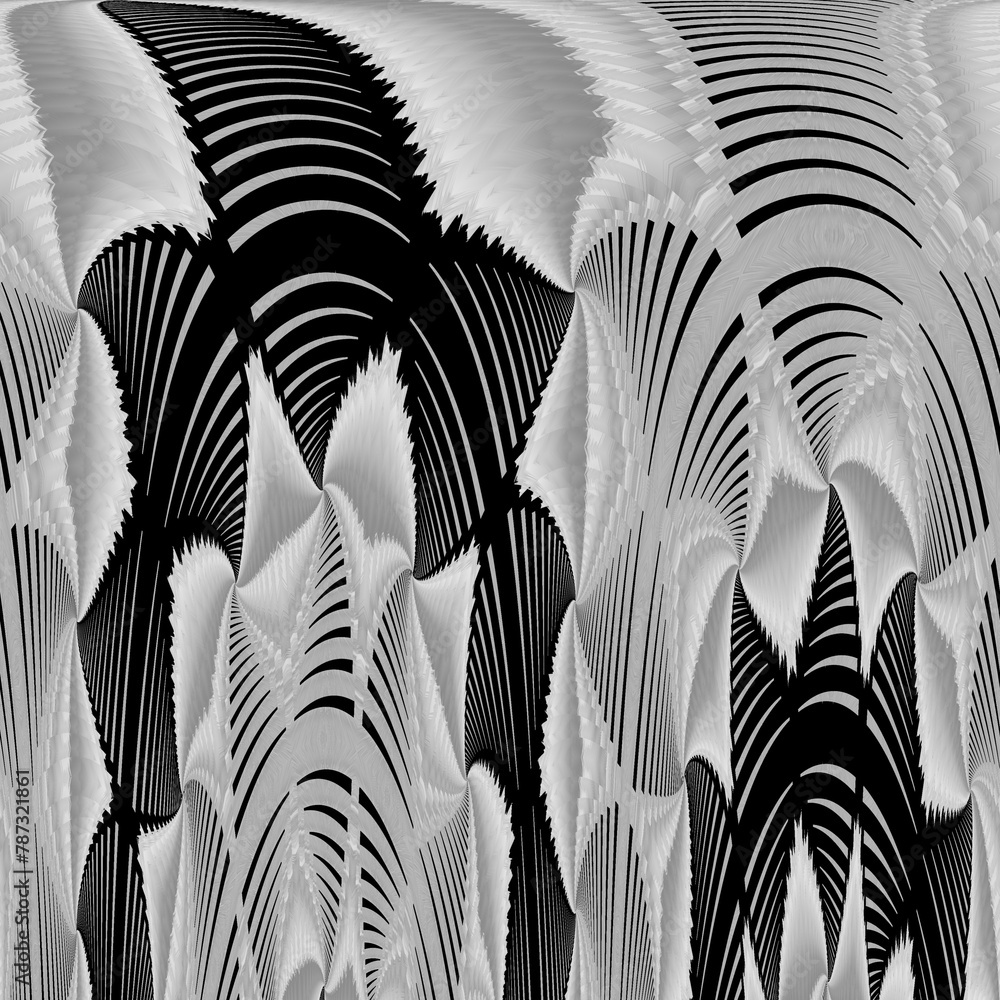 Poster creative patterns monochrome fragile and delicate lacy designs. not ai.