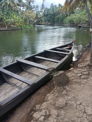 A canoe is a lightweight narrow water vessel, typically pointed at both ends and open on top,...