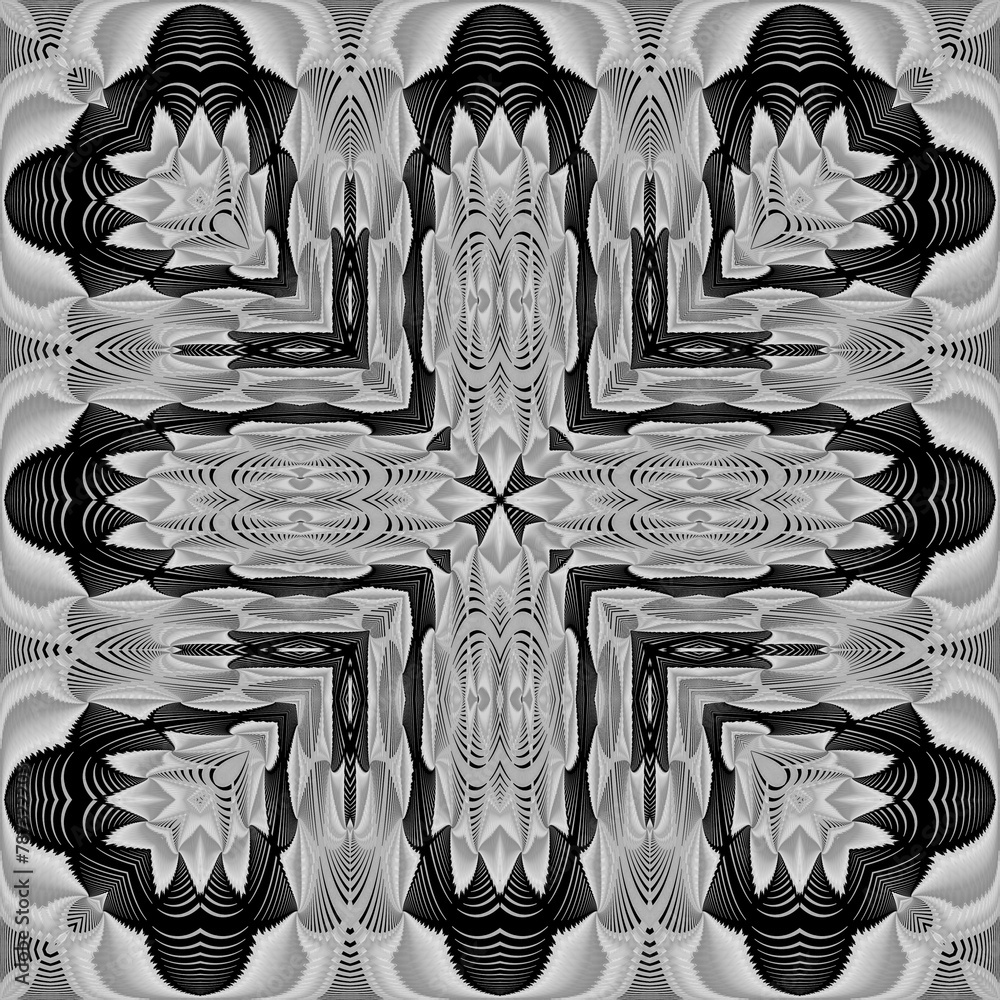 Poster creative patterns monochrome fragile and delicate lacy designs square composition and square format