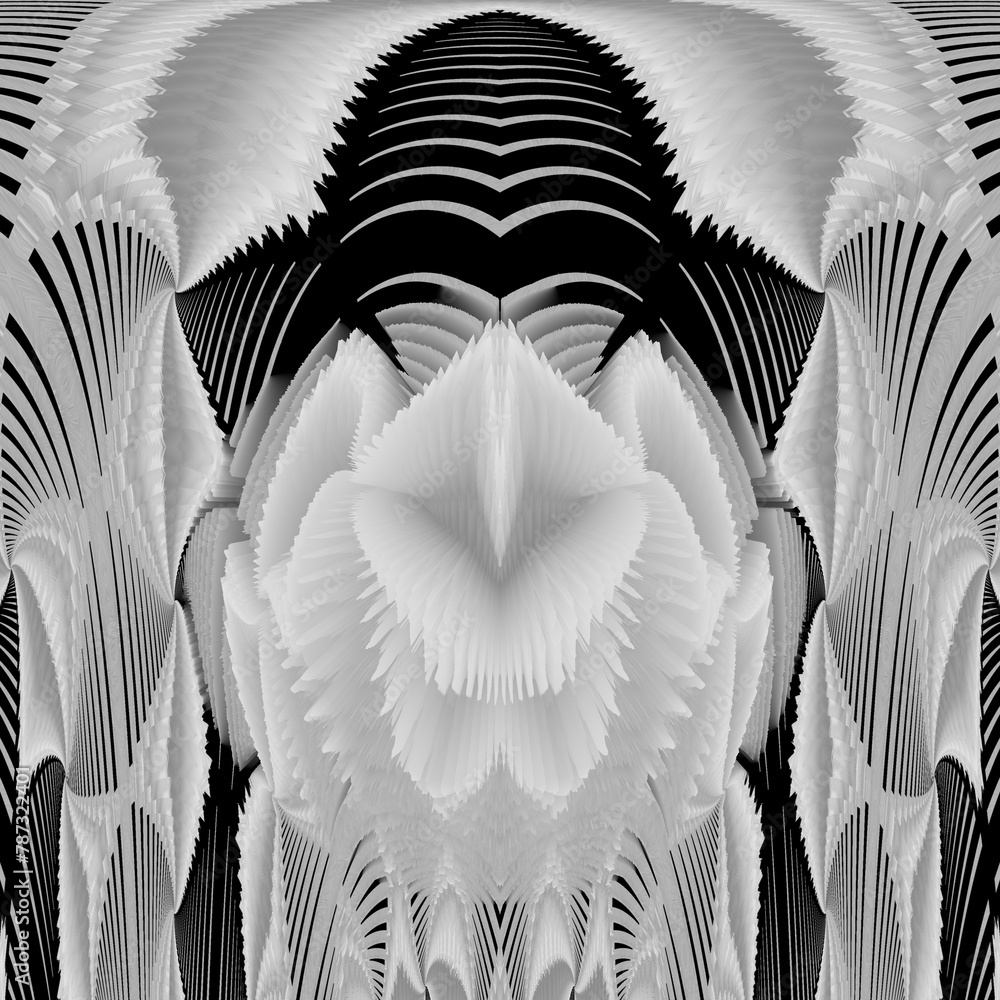 Poster not ai. creative patterns monochrome fragile and delicate lacy symmetric designs
