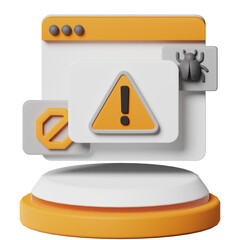 Warning Alert Cyber Security Digital Network