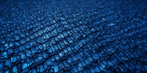 Abstrakte Schieferplatten-Textur in satten Blautönen