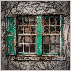 old window in the wall