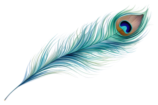 PNG A peacock feather pattern animal white background