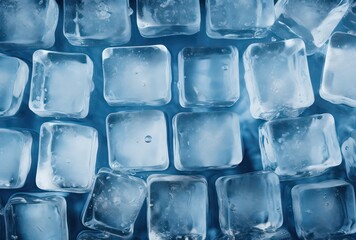 ice broken into cubes or other shapes