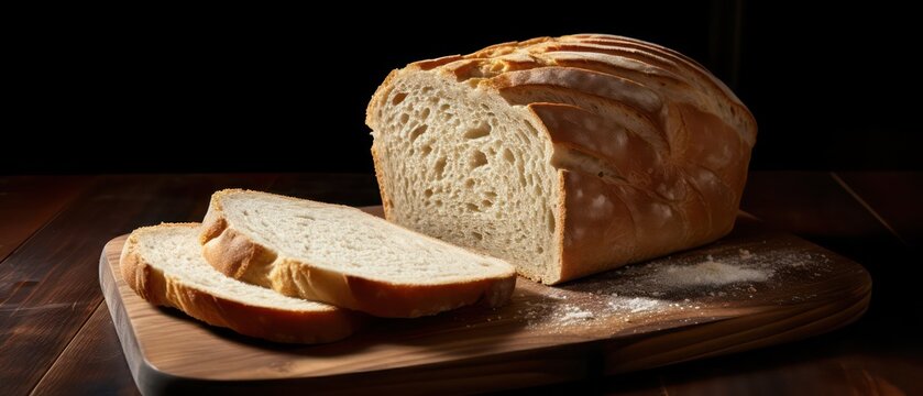 image of bread cut into slices