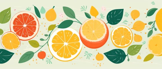 Foto op Plexiglas citrus backgrounds © beatriz
