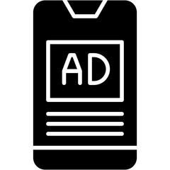 Mobile Advertising vector design . svg