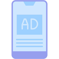 Mobile Advertising vector design . svg
