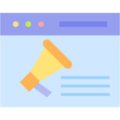 Promote Website vector design . svg