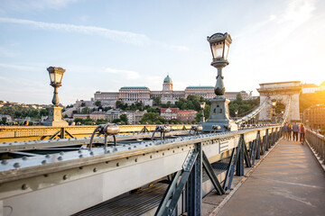 Cityscape view of Budapest
